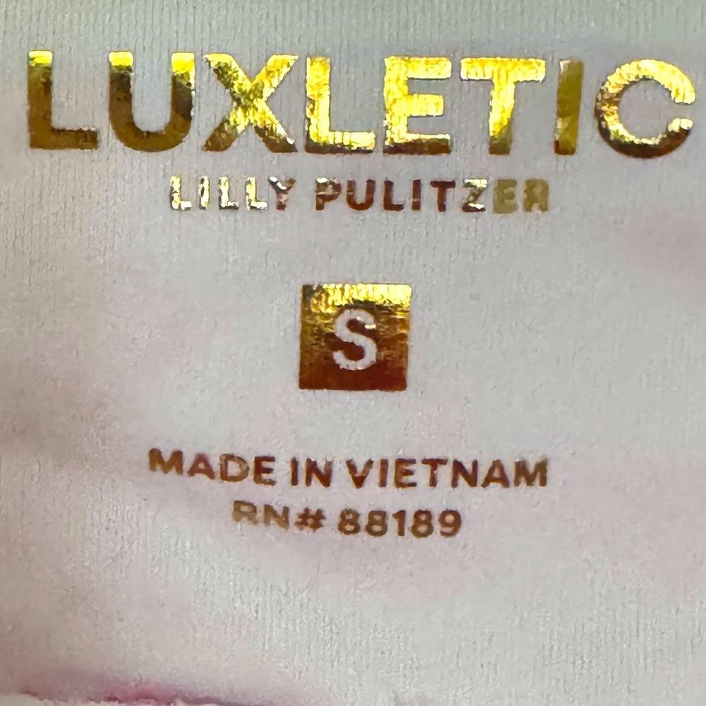 NWT Lily Pulitzer UPF 50+ Luxletic Malaga Skort Passion Fruit Pink Butterfly S - Picture 8 of 8